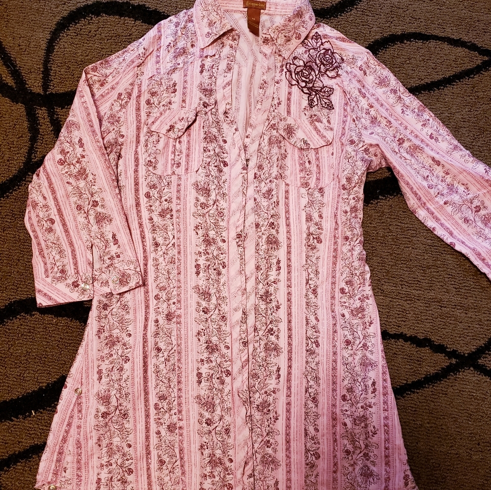 Copper Key western button up shirt